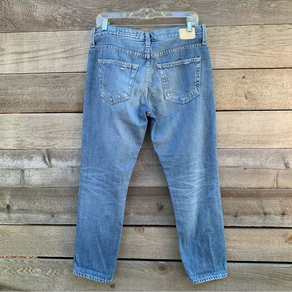 AG Adriano Goldschmied Jeans Womens 28 ExBoyfriend Slouchy Slim Distressed 32x27 - Picture 2 of 16